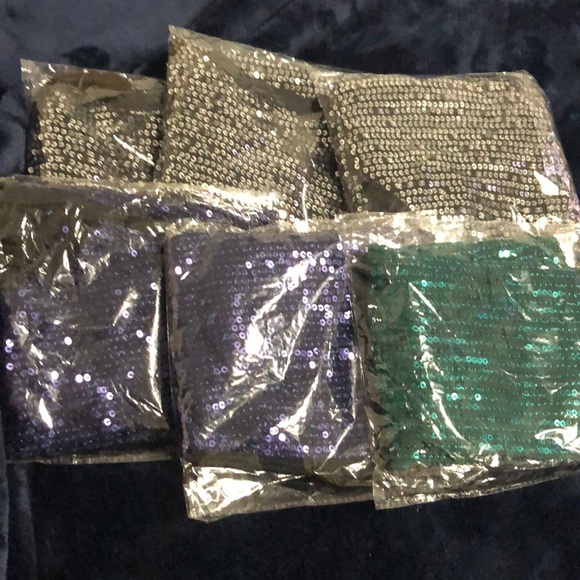 Sequined bandana masks with earloops - Picture 8 of 8